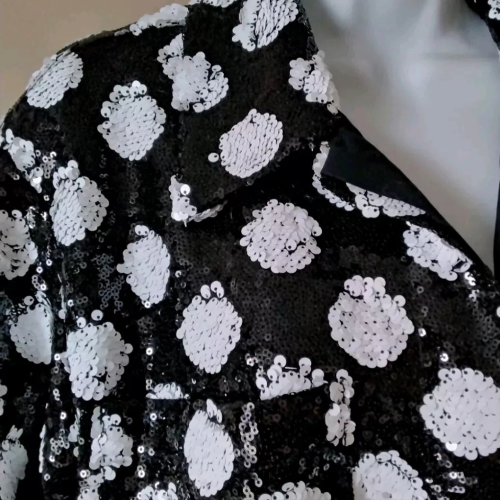 ANTHROPOLOGIE Maeve sequin shacket shirt jacket ♥️ 198.00 - Picture 6 of 9